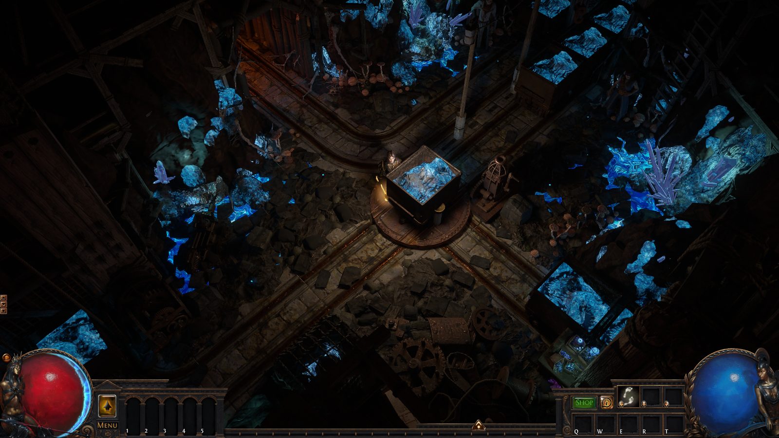 Azurite Mine II 💎, a Path of Exile 1 hideout built in Immaculate Hideout by arthur-von-schreyer