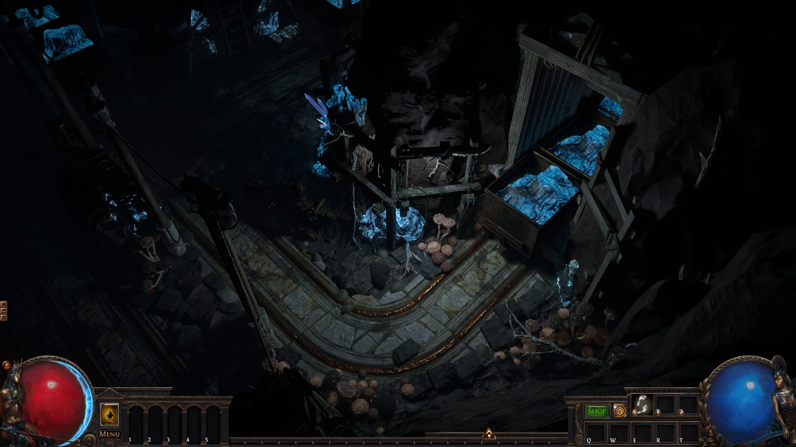 Azurite Mine 💎, a Path of Exile 1 hideout built in Brutal Hideout by arthur-von-schreyer