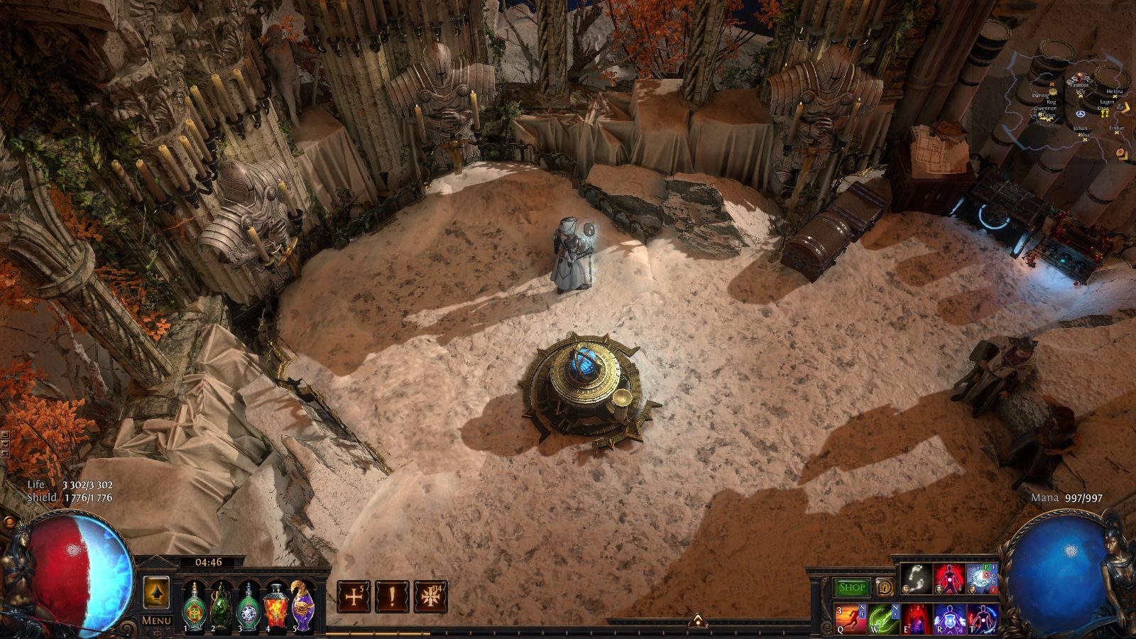 Church of the Endless Winter, a Path of Exile 1 hideout built in Celestial Hideout by zuzanne