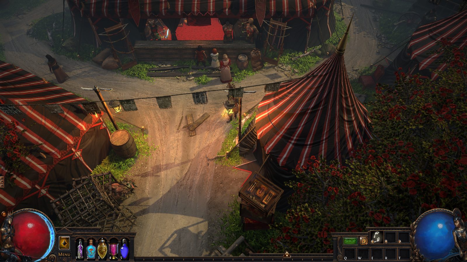 Circus 🤡, a Path of Exile 1 hideout built in Vast Plains Hideout by arthur-von-schreyer - screenshot 3