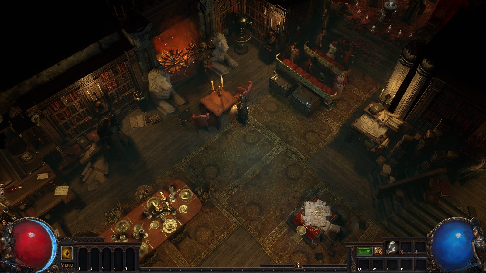 Country Seat 🏠, a Path of Exile 1 hideout built in Haunted Hideout by arthur-von-schreyer