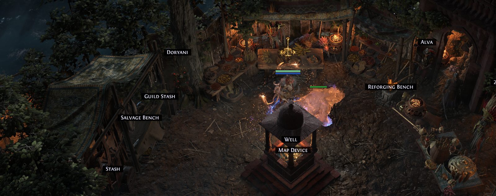 Felled Hideout Compact, a Path of Exile 2 hideout built in Felled Hideout by olijfboom