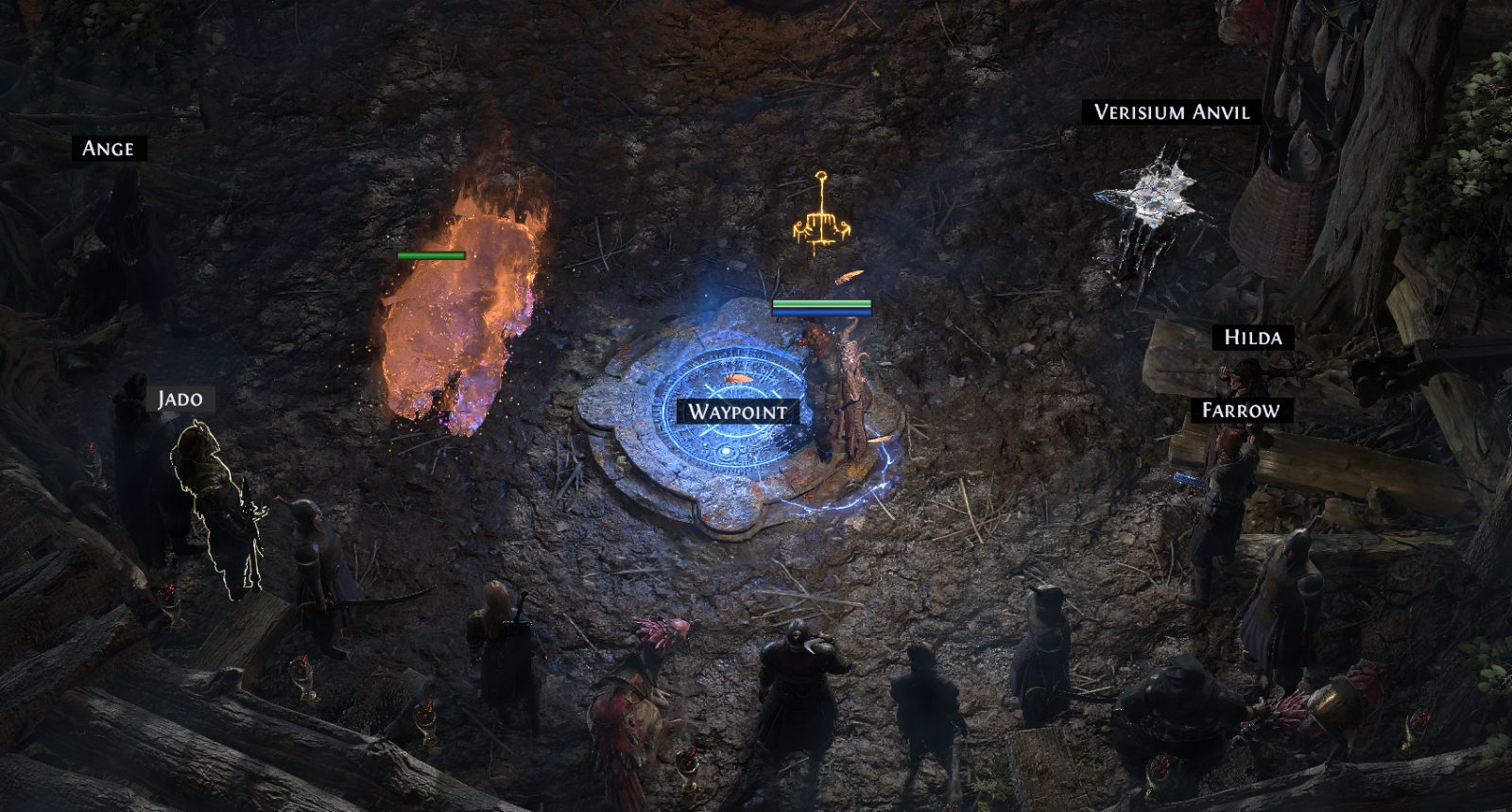 Felled Hideout Compact, a Path of Exile 2 hideout built in Felled Hideout by olijfboom - screenshot 2