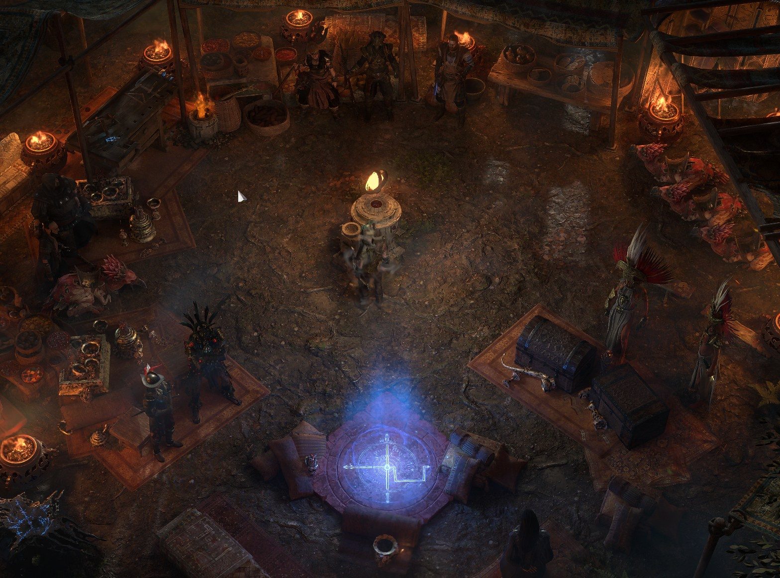 Felled Hideout Compact Camp, a Path of Exile 2 hideout built in Felled Hideout by snkrply