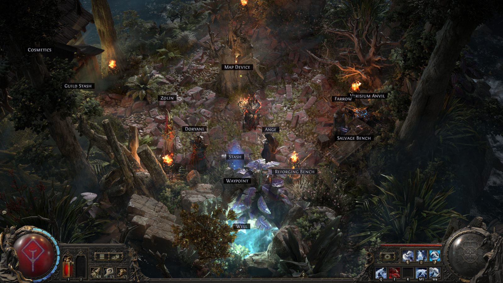 FFF, a Path of Exile 2 hideout built in Felled Hideout by searscatalog - screenshot 2