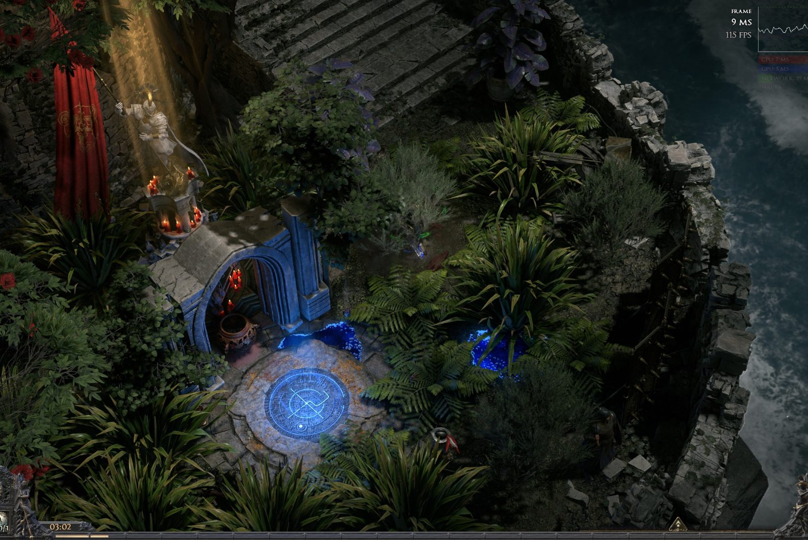 Forgotten Temple of God, a Path of Exile 2 hideout built in Saints End Monastery Hideout by hadron - screenshot 2