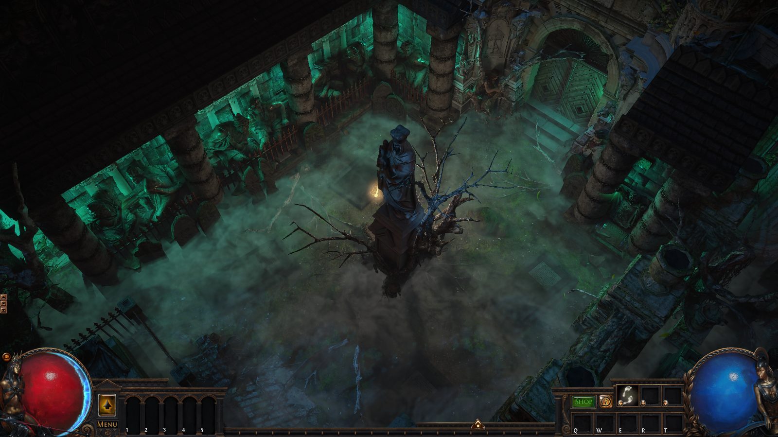 Graveyard 💀, a Path of Exile 1 hideout built in Unearthed Hideout by arthur-von-schreyer