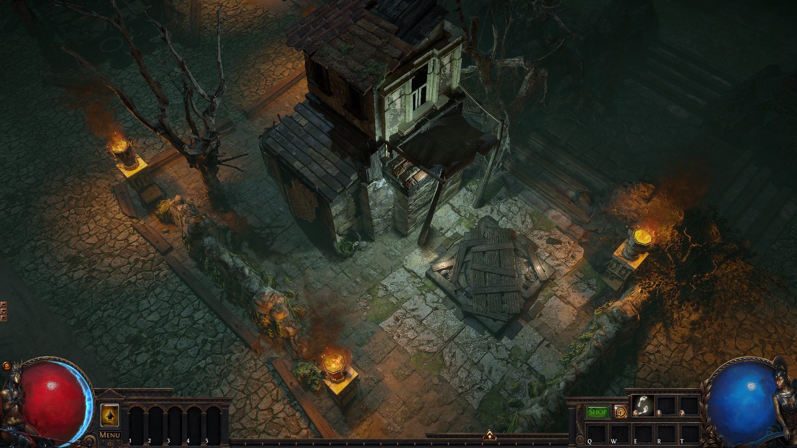 Harrogath (Diablo 2 style) 🏰, a Path of Exile 1 hideout built in Infinite Abyss Hideout by arthur-von-schreyer - screenshot 2