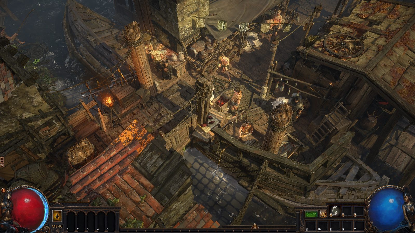 Lake Town 🌊, a Path of Exile 1 hideout built in Lush Hideout by arthur-von-schreyer