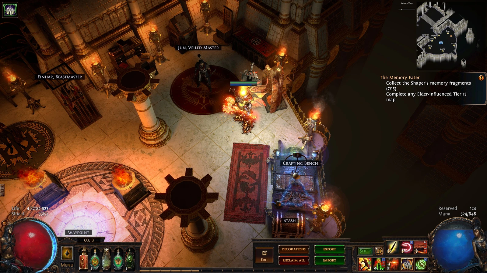 Immaculate-Mini, a Path of Exile 1 hideout built in Immaculate Hideout by blashemer