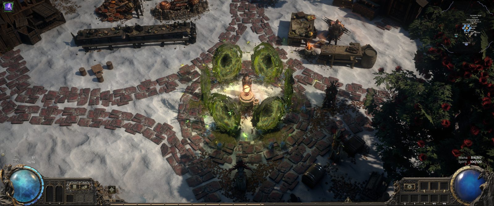 Mountain Refuge, a Path of Exile 2 hideout built in Alpine Plateau Hideout by suibee - screenshot 2