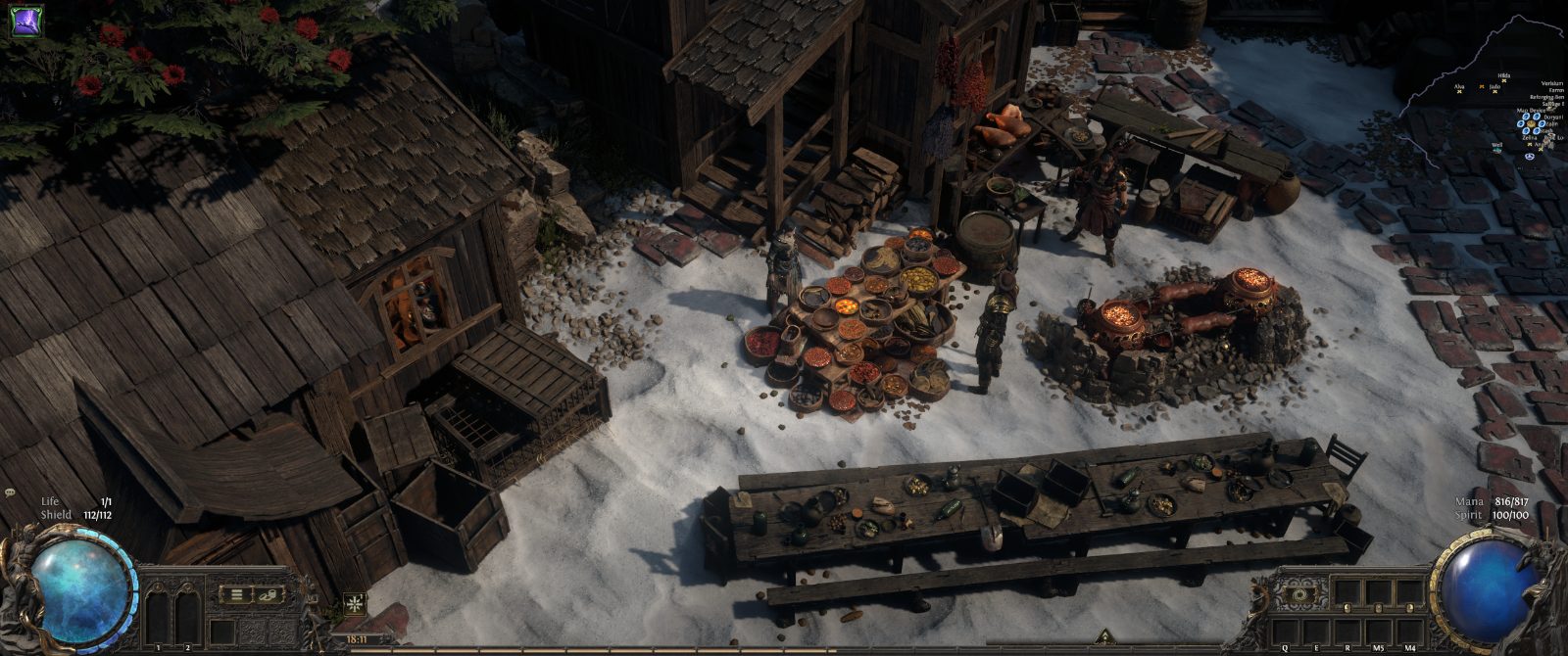 Mountain Refuge, a Path of Exile 2 hideout built in Alpine Plateau Hideout by suibee - screenshot 3
