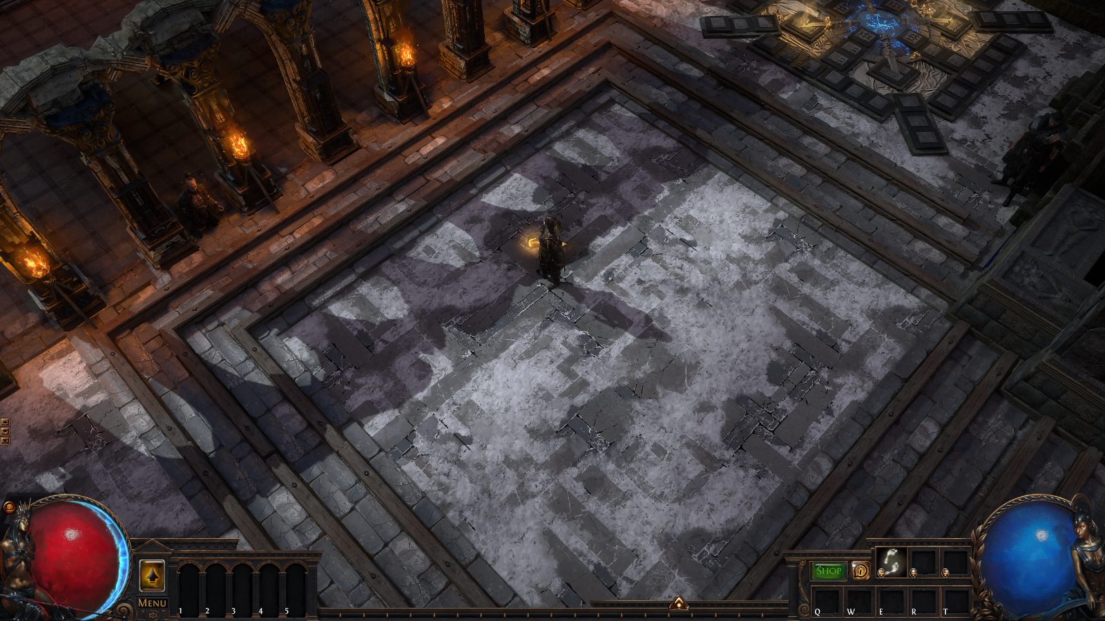 Pandemonium Fortress (Diablo 2 style) 🏰, a Path of Exile 1 hideout built in Celestial Nebula Hideout by arthur-von-schreyer
