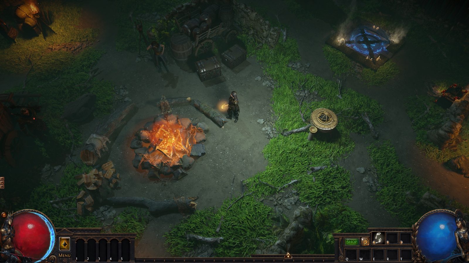 Rogue Encampment (Diablo 2 style) 🏹, a Path of Exile 1 hideout built in Infinite Abyss Hideout by arthur-von-schreyer