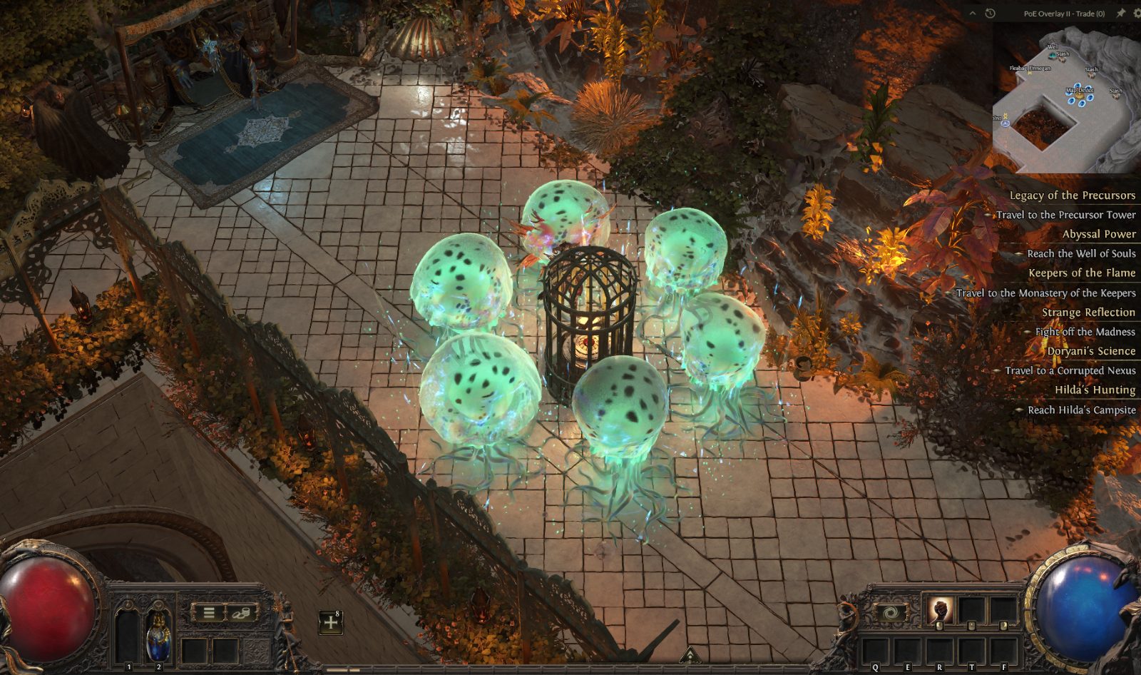 Sky Garden, a Path of Exile 2 hideout built in Plateau of the Gods Hideout by poecribs