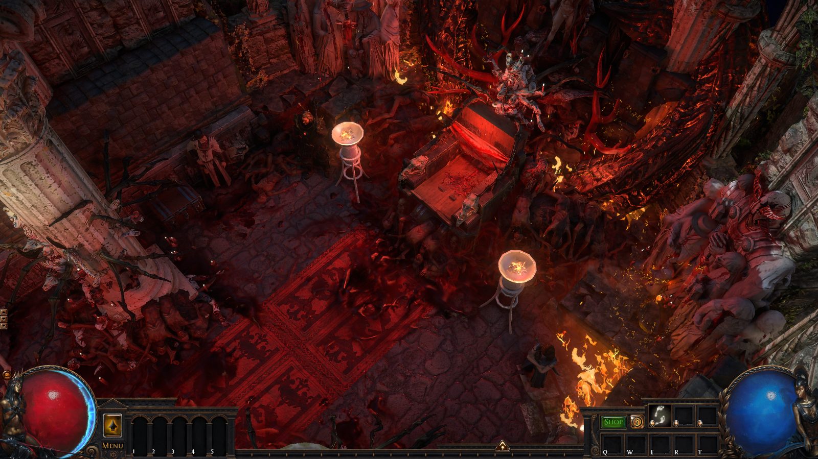 Temple of Andariel  (Diablo 2 style) 😈, a Path of Exile 1 hideout built in Celestial Nebula Hideout by arthur-von-schreyer