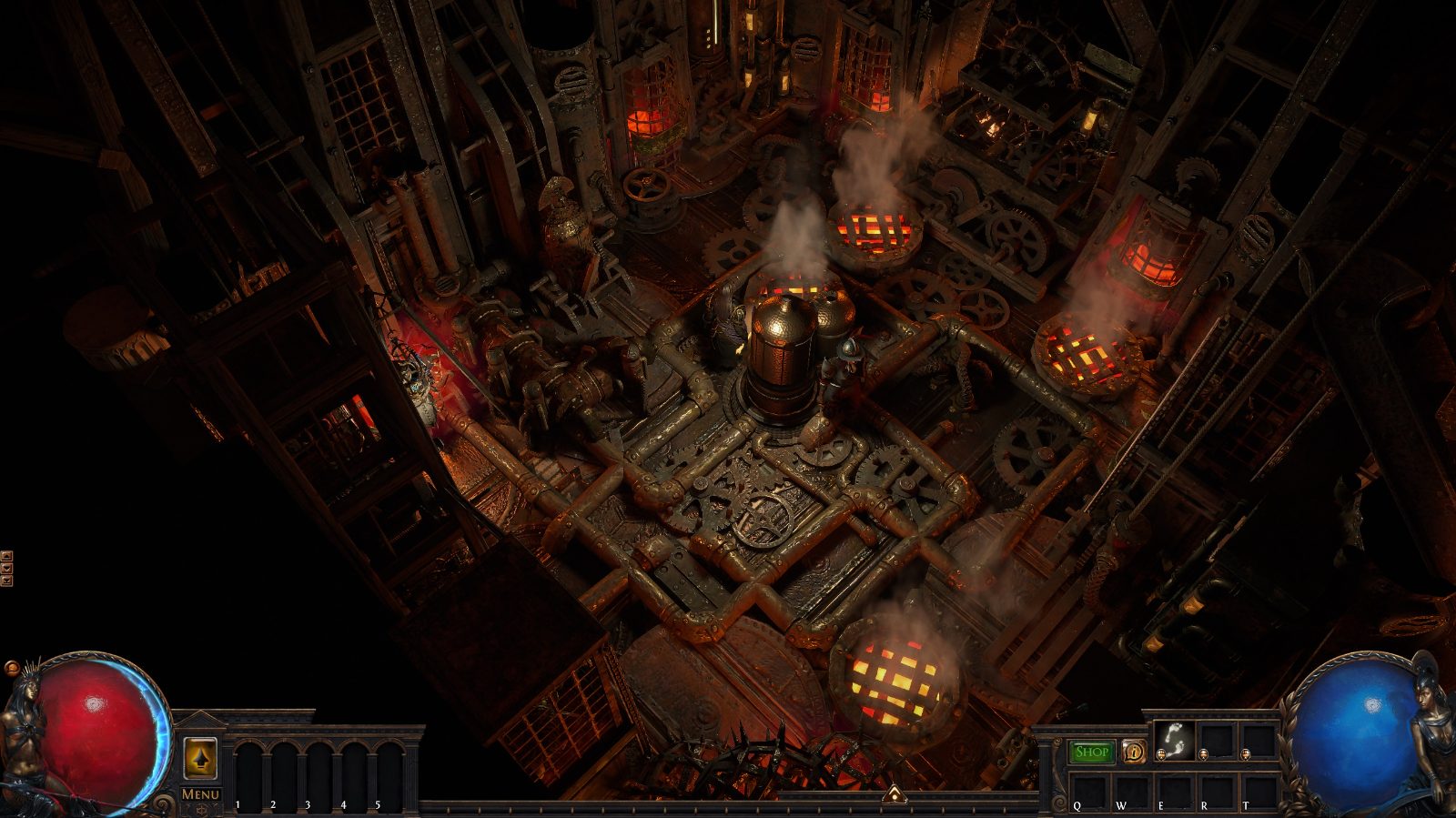 The Metal Mine 🧲, a Path of Exile 1 hideout built in Enlightened Hideout by arthur-von-schreyer